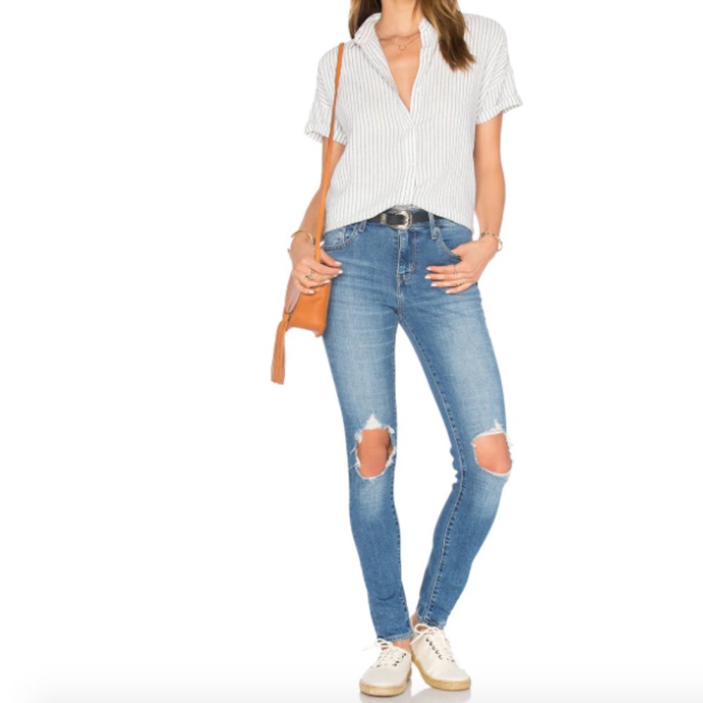 Levi 721 High Rise Skinny Jeans
